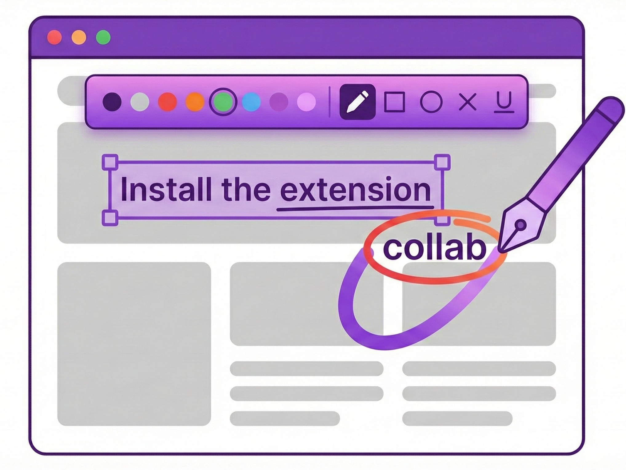 Page annotation tools