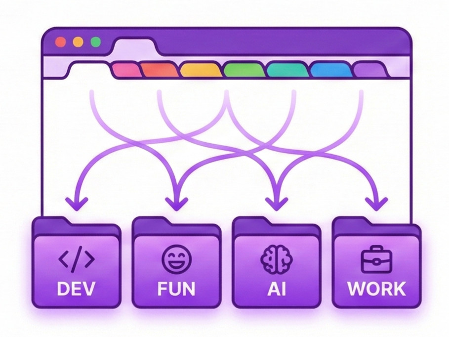 Tab sorting interface